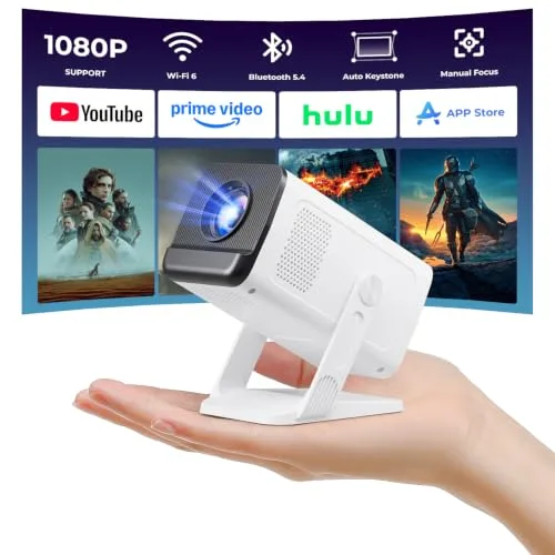 AMEELA Mini Projector — 2026 Upgraded, Android 14